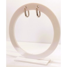 Ασημένια σκουλαρίκια κρίκοι (SE92)